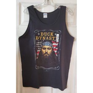 VINTAGE OFFICIALLY LICENSED 2013 DUCK DYNASTY TANK TOP BY GILDAN SIZE L NWT